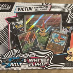 Pokemon Black Bolt & White Flare Victini Illustration Collection (Read Description)