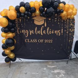 Graduation Balloon Set-up