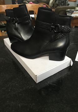 Coach (genuine) leather ankle boots