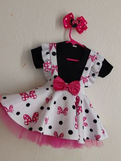 Minnie mouse babygirl dress