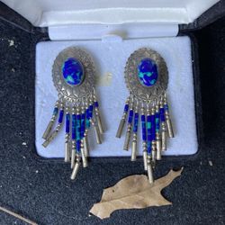 Sterling Silver Turquoise Earrings