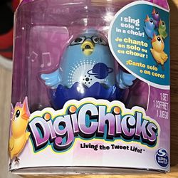 DigiChicks Blue Glasses Interactive Bird Series 1  - New in Package