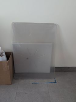 Clear office chair Floor Mat
