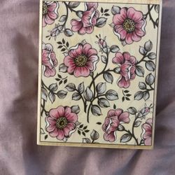 Wild Rose Background By Rubber Stampede (3258R)