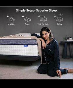 Twin size 10 inch mattress
