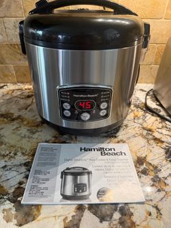 Hamilton Beach Digital Simplicity Rice Cooker & Food Steamer