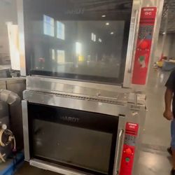 Double Stack rotisserie chicken oven