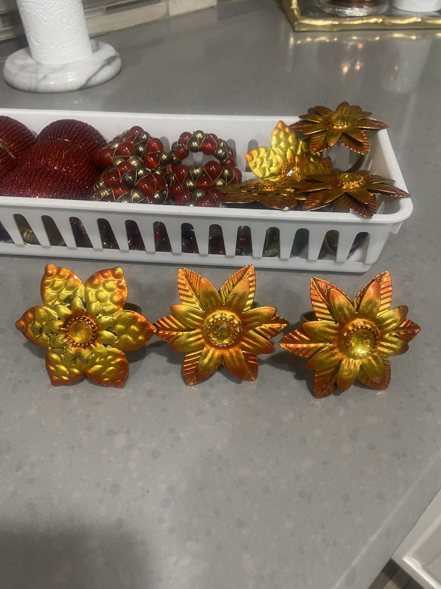 Thanksgiving Napkins Holder Set Of 8