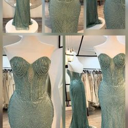 I sell or rent beautiful LADIVINE size 8 dress, with label‼️