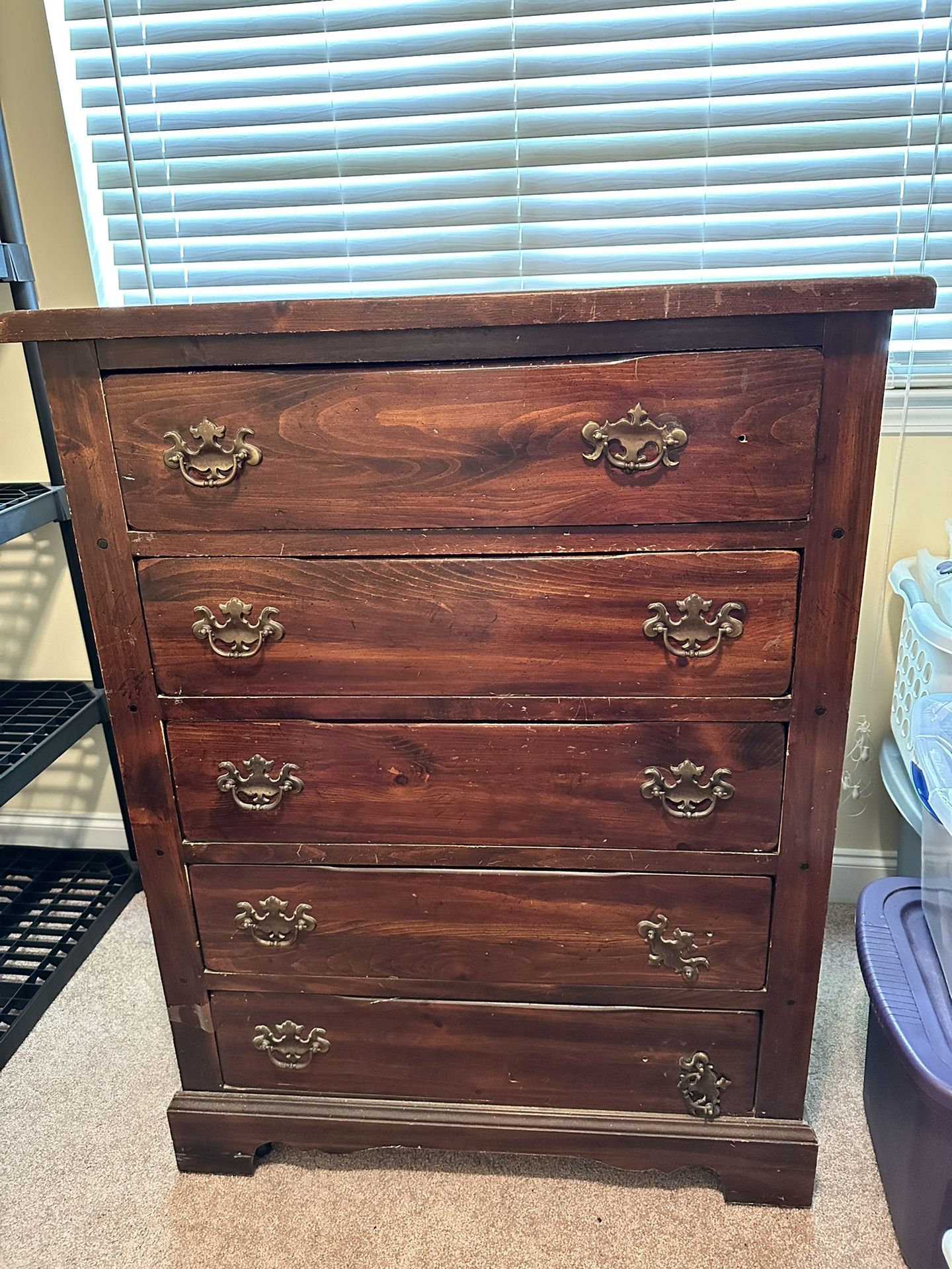 Vintage Wood Dresser