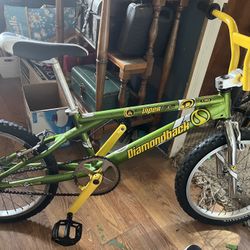 Diamond Back Viper Bmx Green And Yellow 