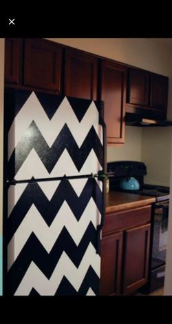 Chevron fridge decals