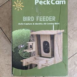 Peckcam Bird Feeder With Camera 
