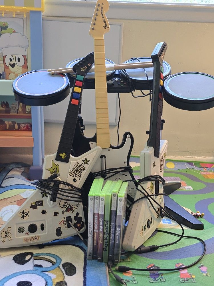 Guitar Hero LOT Xbox 360