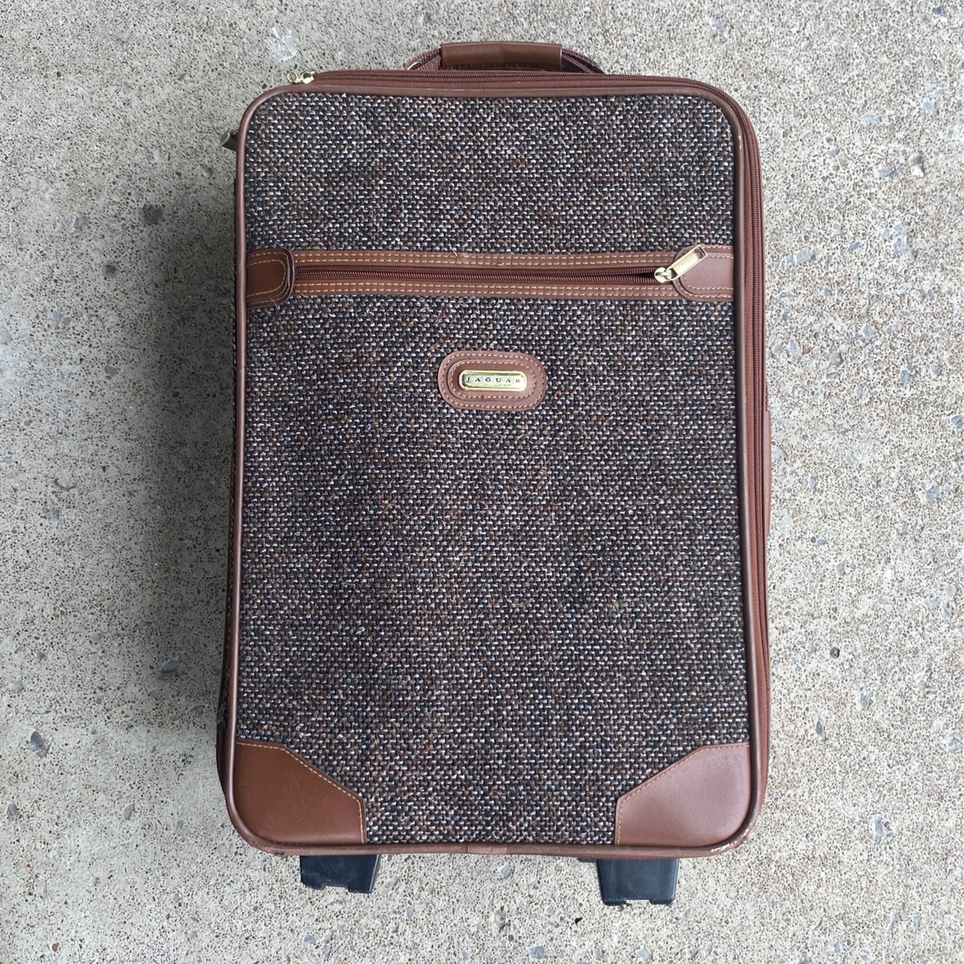 Vintage Jaguar Luggage w/ Wheels