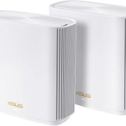 ASUS ZenWiFi XT9 AX7800 Tri-Band WiFi 6 AiMesh System Router (2-pack) - White