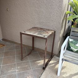 Old Metal Table 
