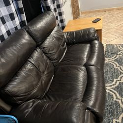 Brown Reclining  Sofa & Loveseat 