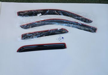 Car Window Deflectors Vent Visors Set of 4
