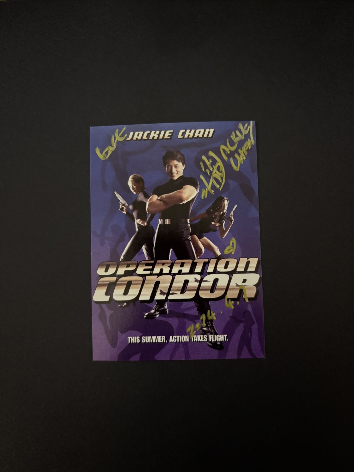 Jackie Chan Autograph No COA