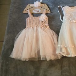 Vestidos Para Niña De 0 A 6 Meses Y 12 Meses. 3T,