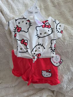 Hello kitty 2 pc for baby