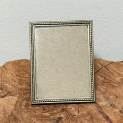 Vintage Old Gold Tone Mini Ornate Frame