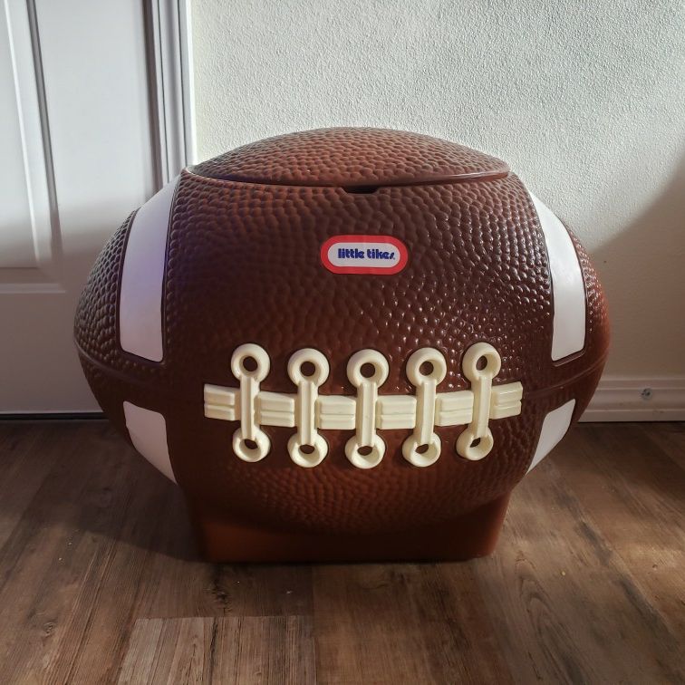 Little tikes football toy chest outlet