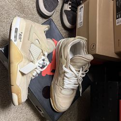 Jordan Off White Sail 4’s