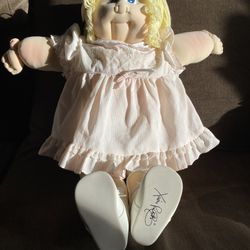 Cabbage Patch Doll Soft Sculpture Baby Original Owner