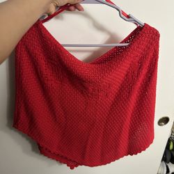 Red Poncho