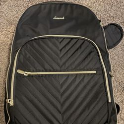 Large Black Diaper Backpack 