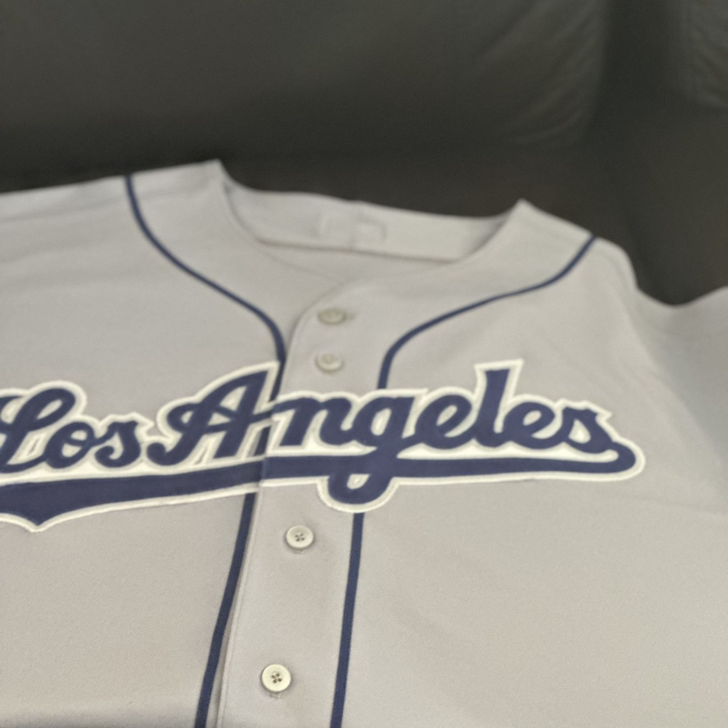 Nike Los Angeles Dodgers Jersey Grey Mens Sz2XL XXL Used Worn 1x for Sale  in Hanford, CA - OfferUp
