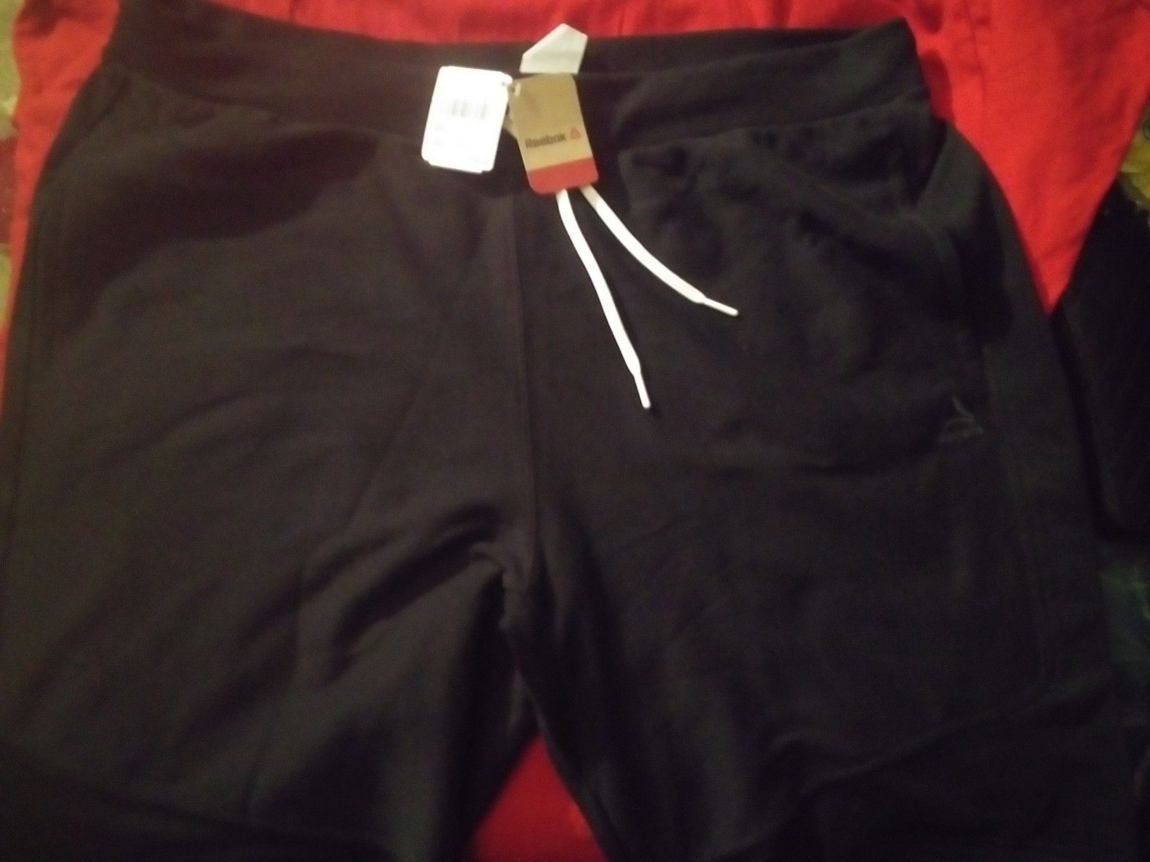 2 X-L Black Reebok Shorts new with tags