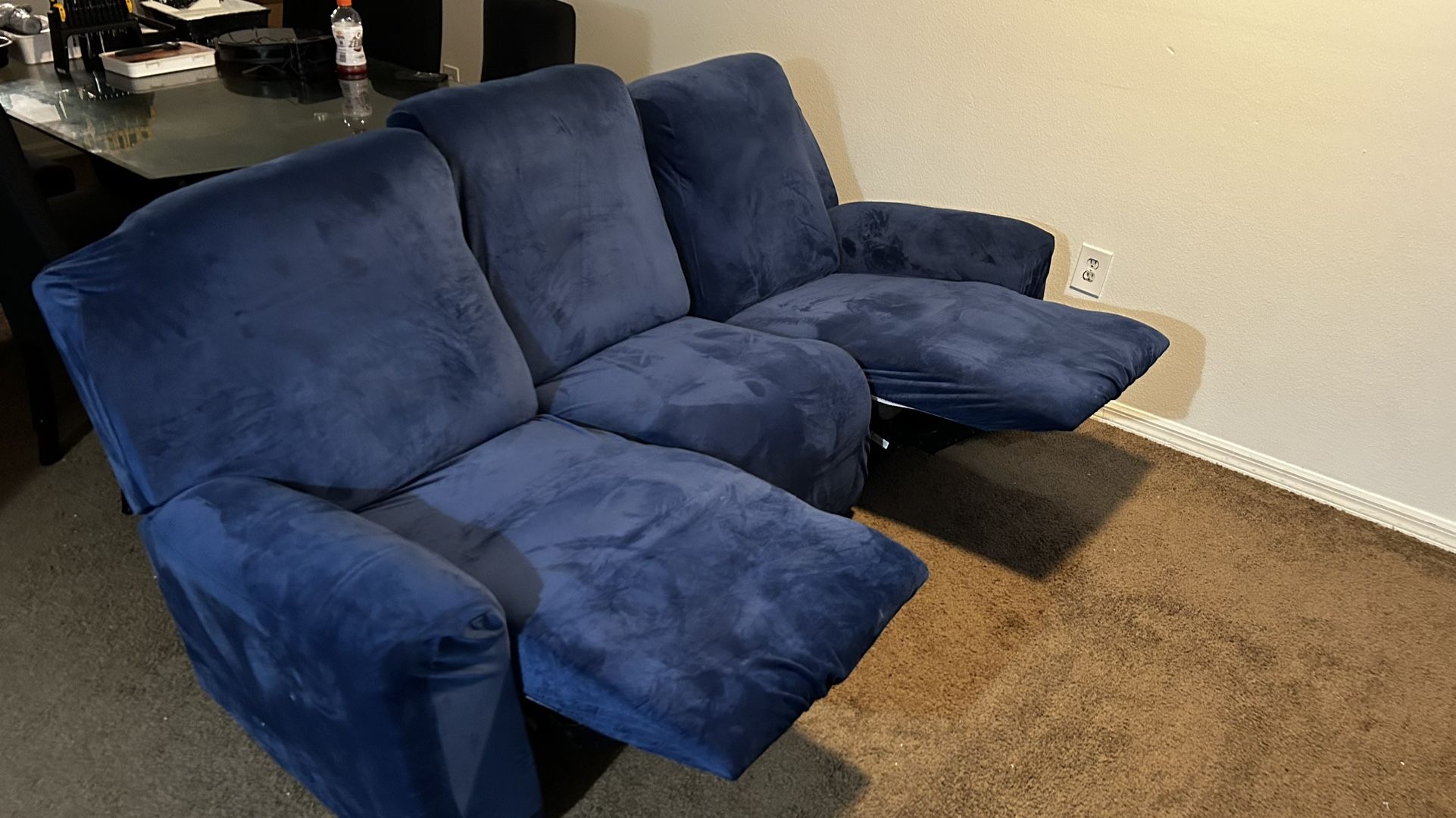 Recliner Sofa With Cover