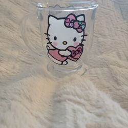 Hello Kitty Valentine Glass Mug