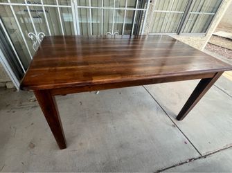Dining Table Ashley Furniture 6’ Solid Wood Delivery Available