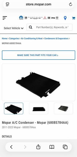 Condenser And Trans Cooler Cooler - Mopar ((contact info removed)4AA)