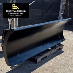 2014 Bobcat 84'' Snow Plow Blade Attachment Skid Steer Re Packed Cylinders