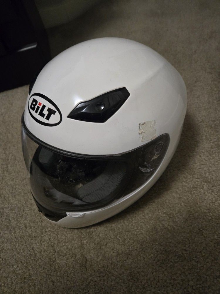 Bilt Full Face Motorcycle Helmet, DOT Approved, XL