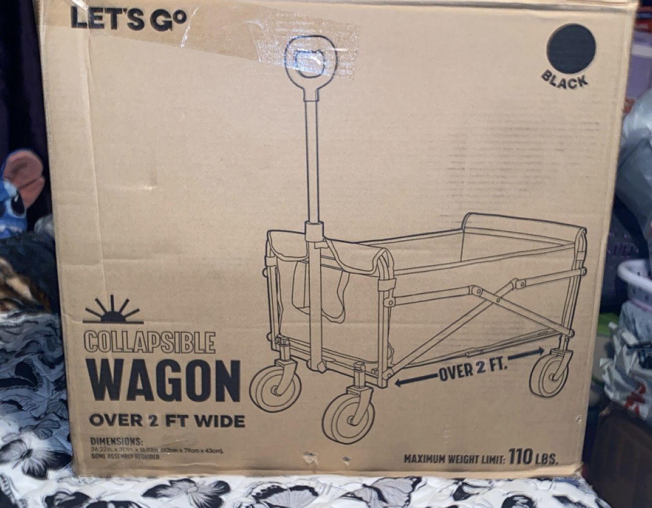 Wagon 36.22 In X. 31.1 In  x 16.93 In(93cm X79cm