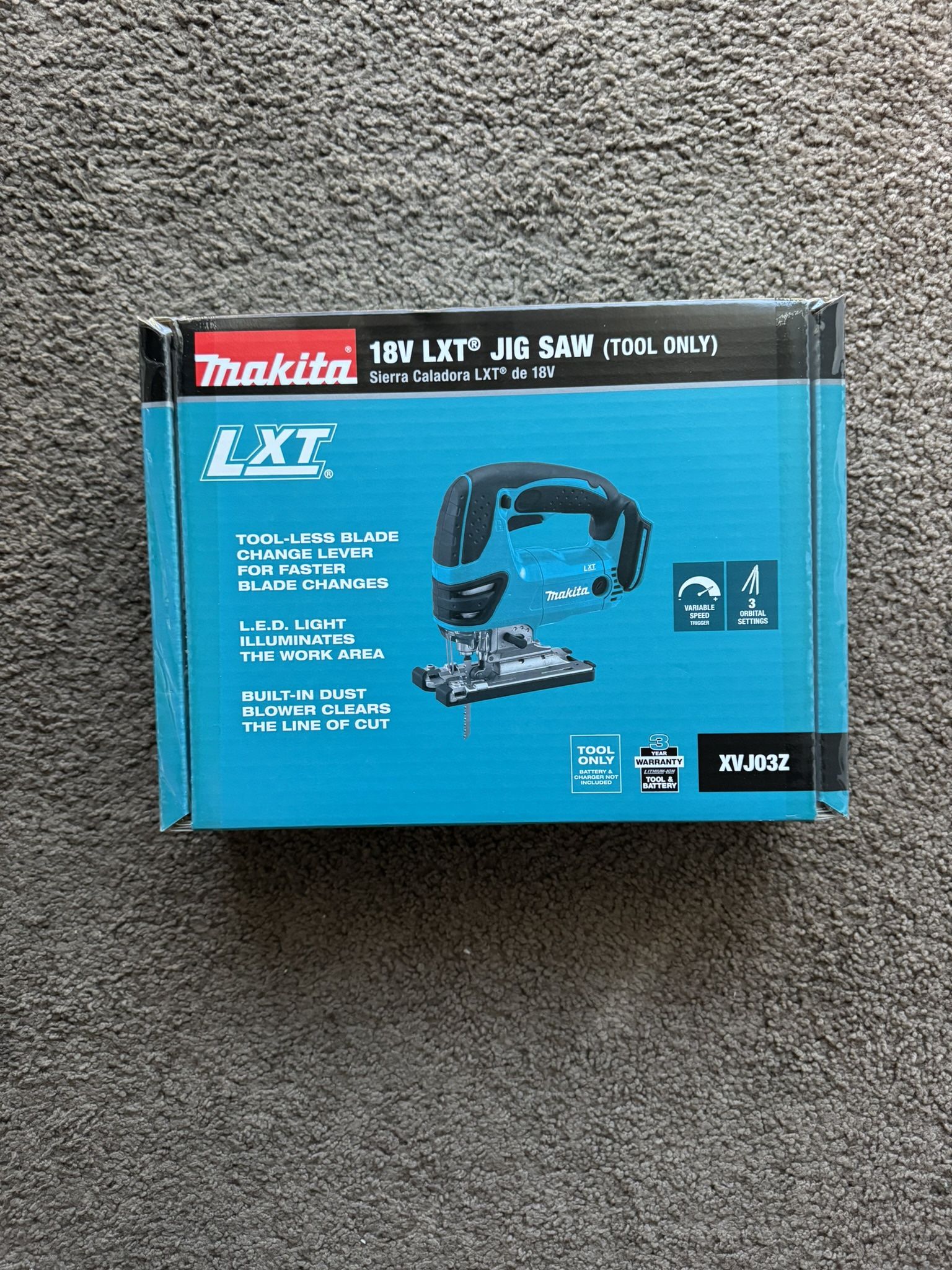 Makita Jig Saw 18V LXT Cordless Jig Saw (Brand new, Tool Only)