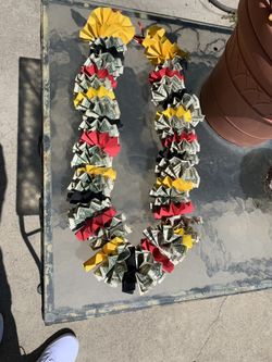 Graduation money lei