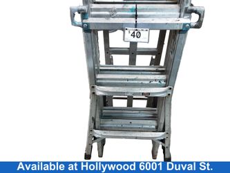 Werner Na Gray A-Frame Ladder