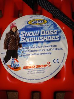 New Kids Snow Dogs Snowshoes