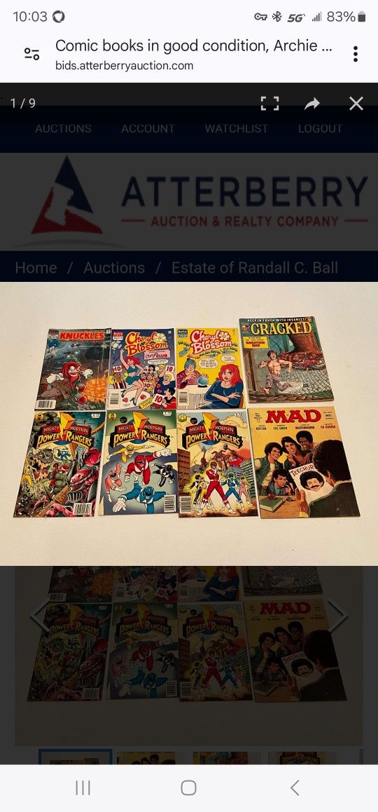 Vintage Comic Books