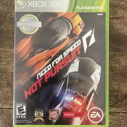 Xbox 360 Game- Need For Speed Hot Pursuit 