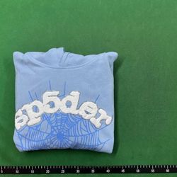 Light Blue Sp5der hoodie