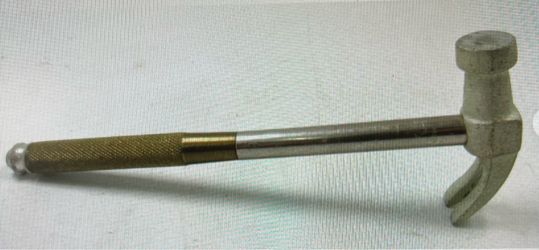 Vintage Nesting Hammer/Screwdriver Set - Brass