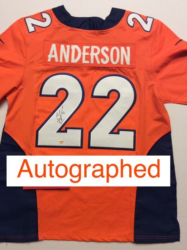 CJ Anderson SIGNED Broncos Jersey w/COA